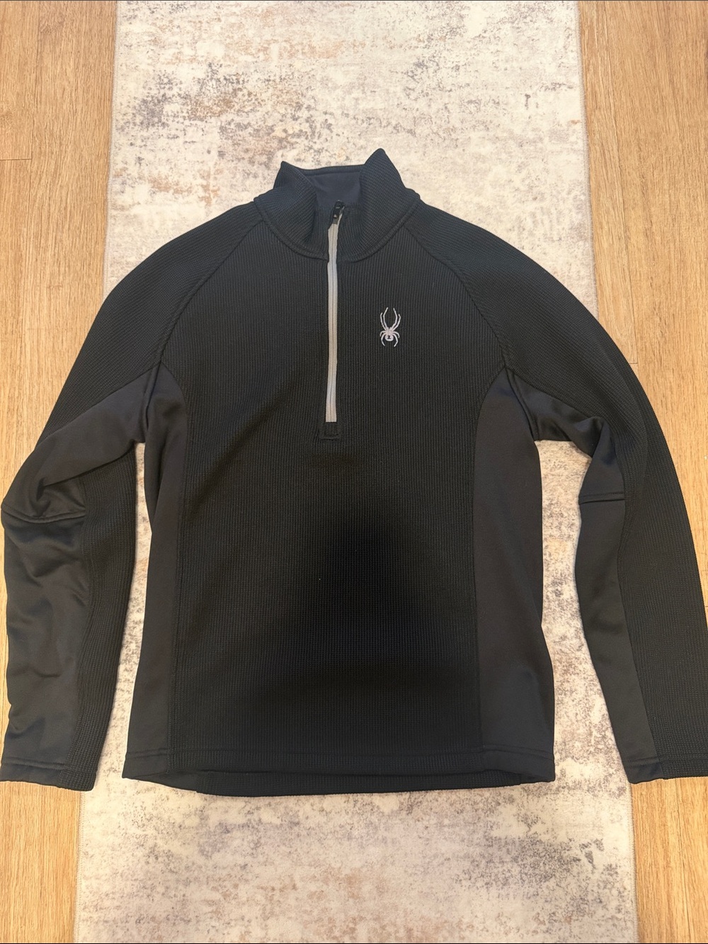 Spyder Black Half-Zip Performance Pullover